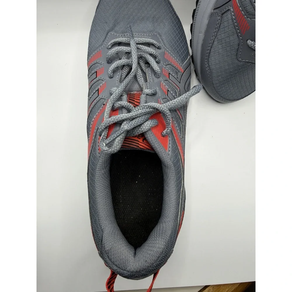 Asics Trail Scout 2 Men's Grey/Red Running Shoes Various Sizes NWOB